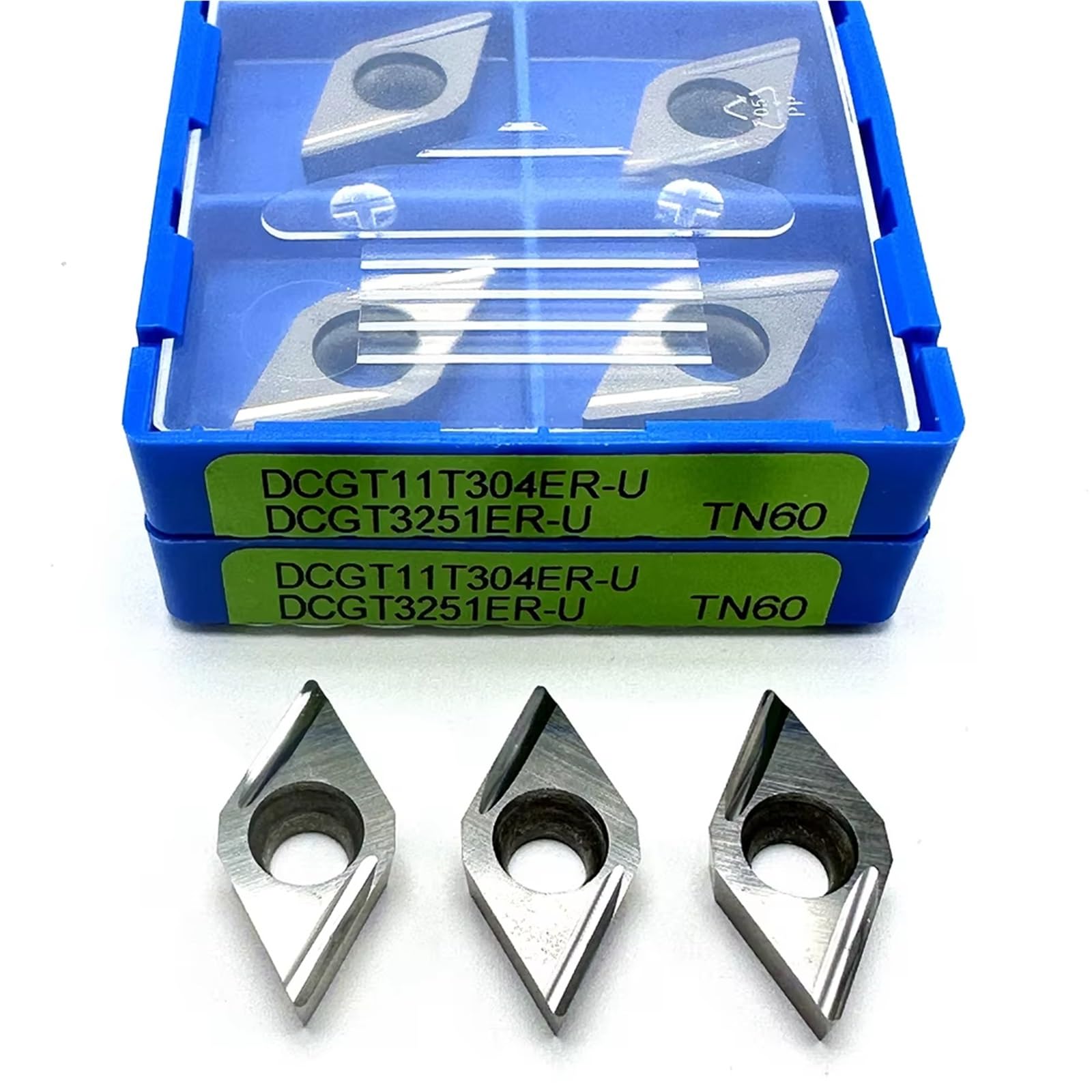 Outil De Tournage Externe CNC Coupe En Métal Et Céramique(10PCS DCGT11T304EL-U TN60)