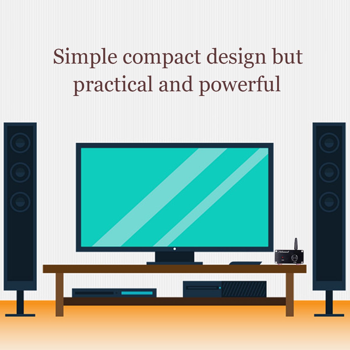 ♦️100ワット Bluetooth 4.2 Miniデジタルアンプ ステレオ Amazon.co.jp: Nobsound 100ワットBluetooth 4.2Miniデジタル