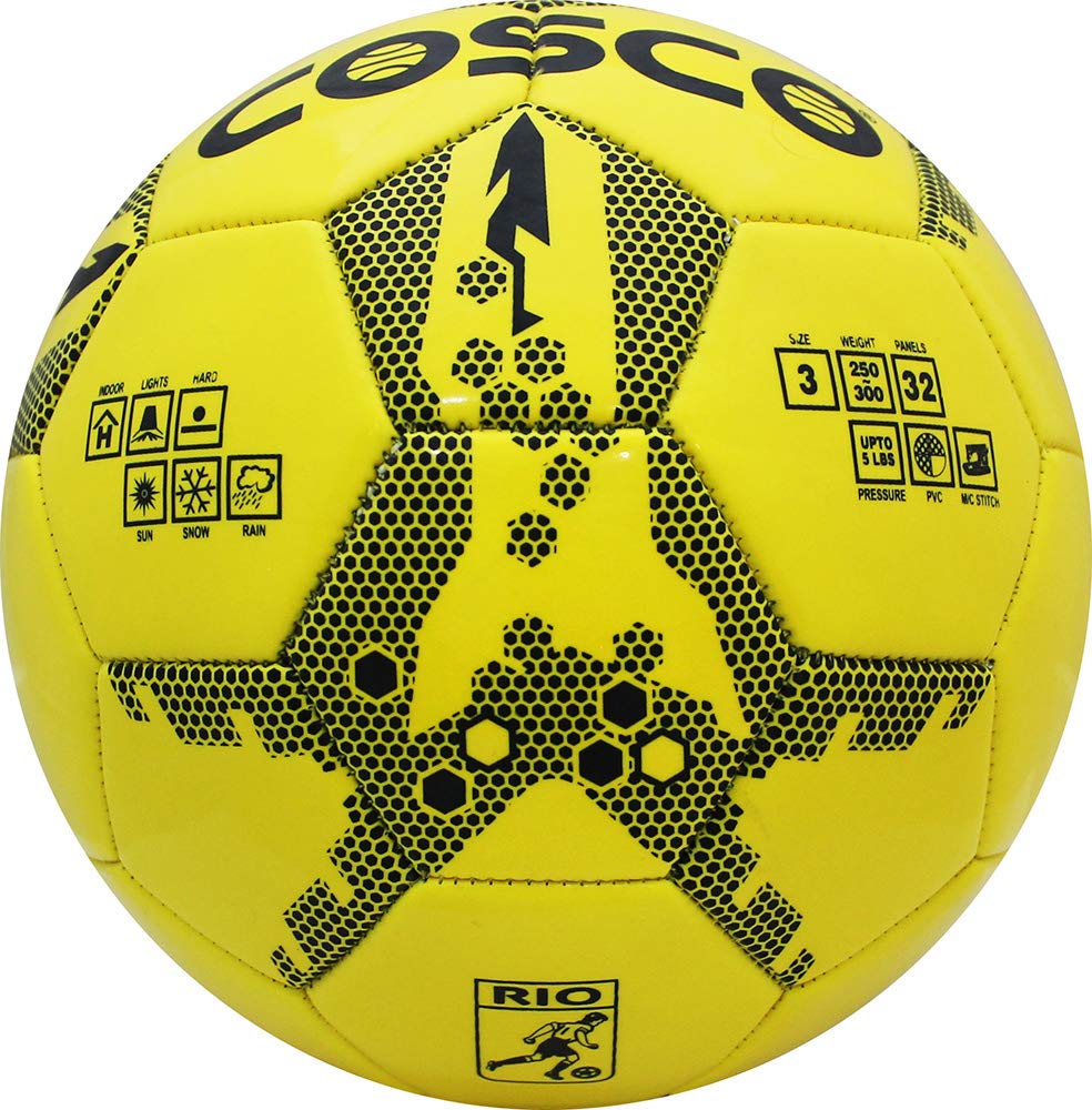 cosco Rio (Yellow) Football, Size 3 (Multicolour)