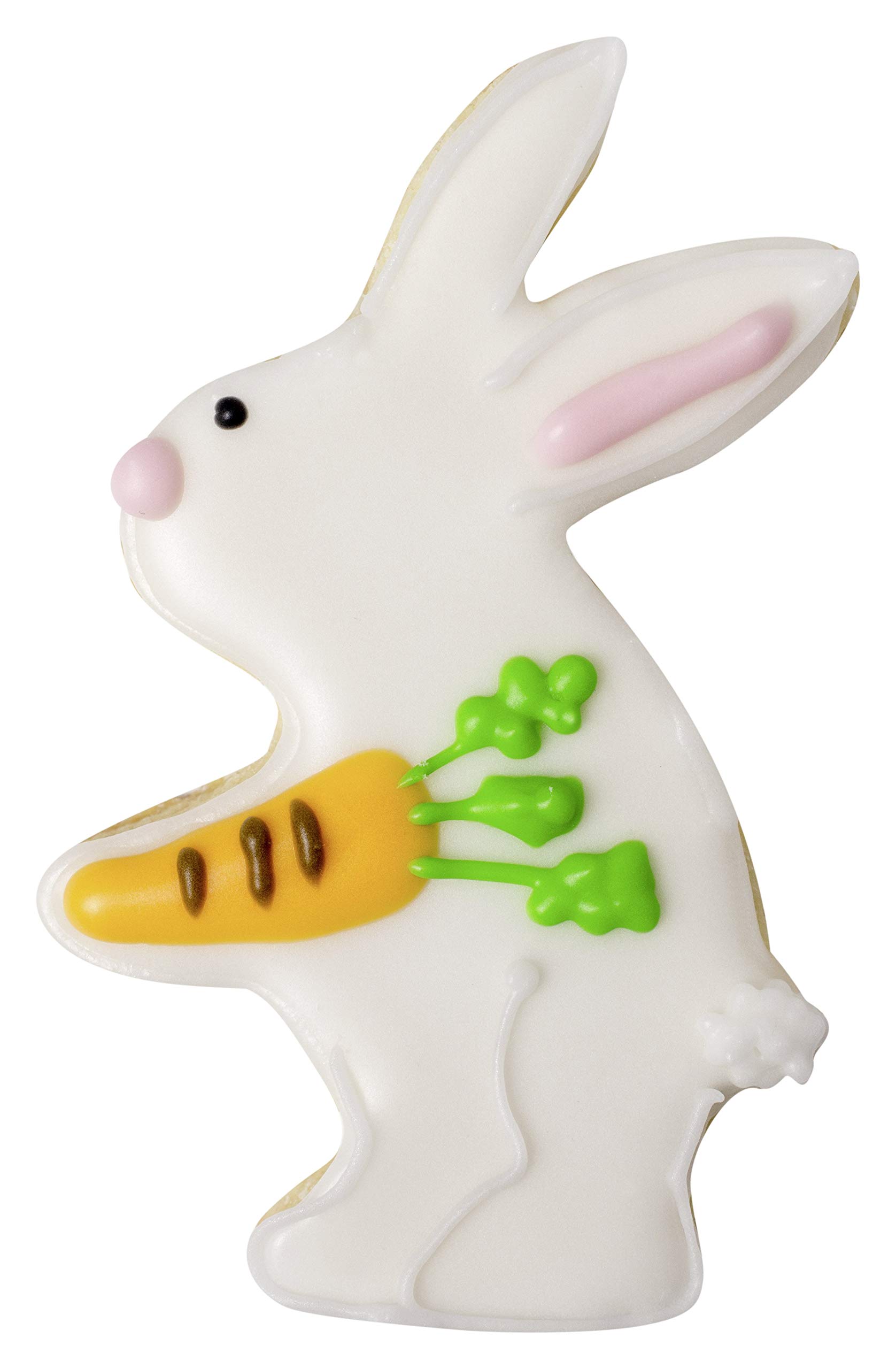 5er Ausstecher-Set Osterhasen, Ausstecher für Plätzchen, Ausstechform für Kekse und Fondant, hochwertiger Keksausstecher, Küchenhelfer aus Edelstahl, Farbe: silber (Packung mit 6)