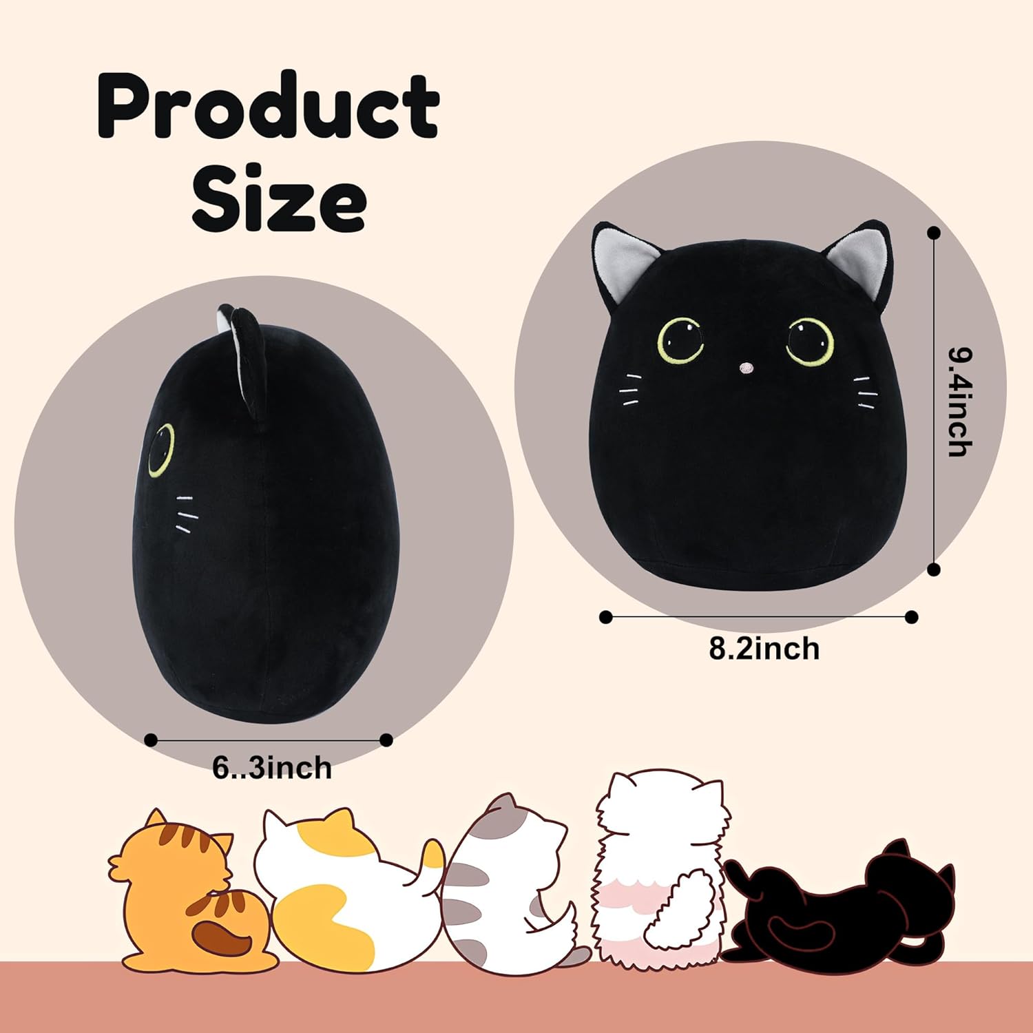 Japón Alternativa Blanca Suave De Pierna Larga Cartoon Gato De Peluche Gato Juguete De Peluche - China Peluch De Gato Y Gato Blanco De Relleno De Animal De Peluche Precio