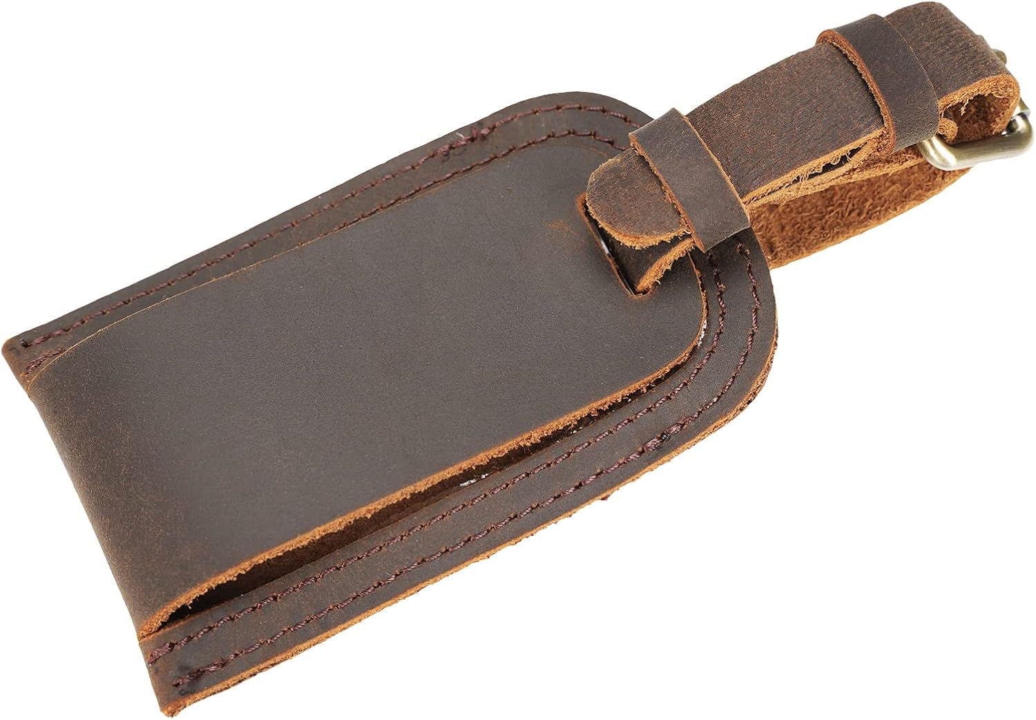 Polare 23" Leather Duffel Weekender Travel Bag For Men With Full Grain Cowhide Leather 42L - Image 9