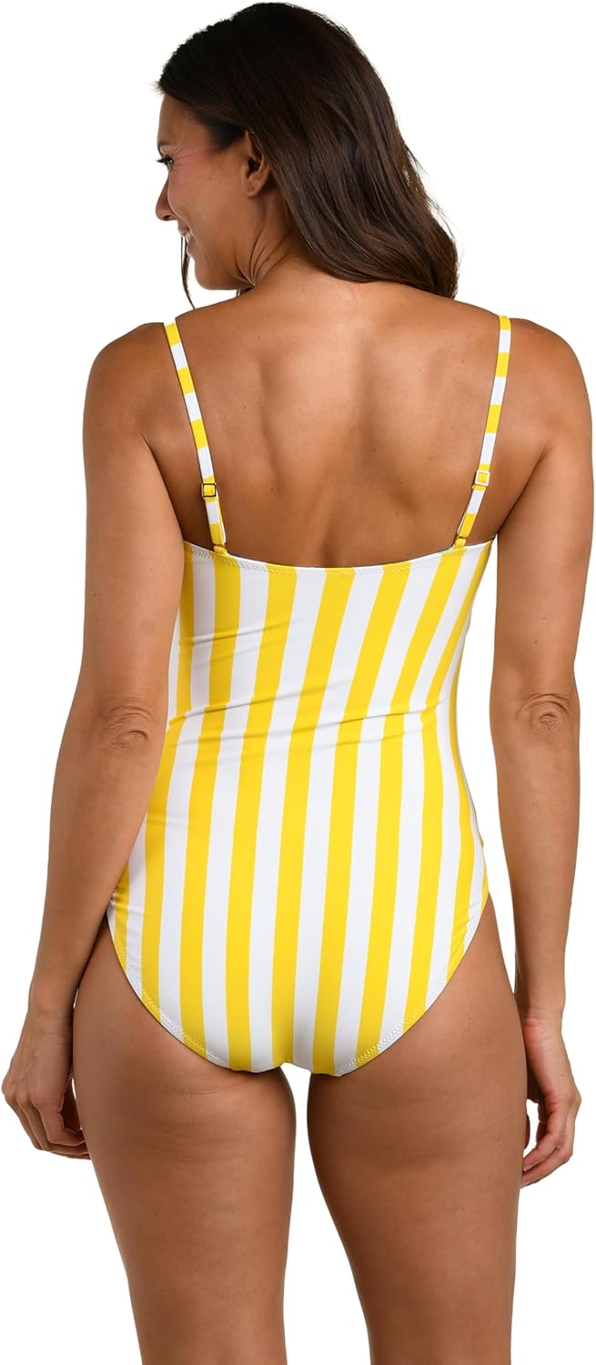 La Blanca Women's One Piece Swimsuit Bandeau Tummy Control Bathing Suit - Image 2