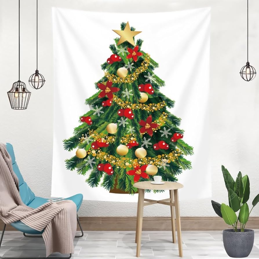 クリスマス　タピストリー　織物　北欧 xfL-8uk-guab0006_2.jpg