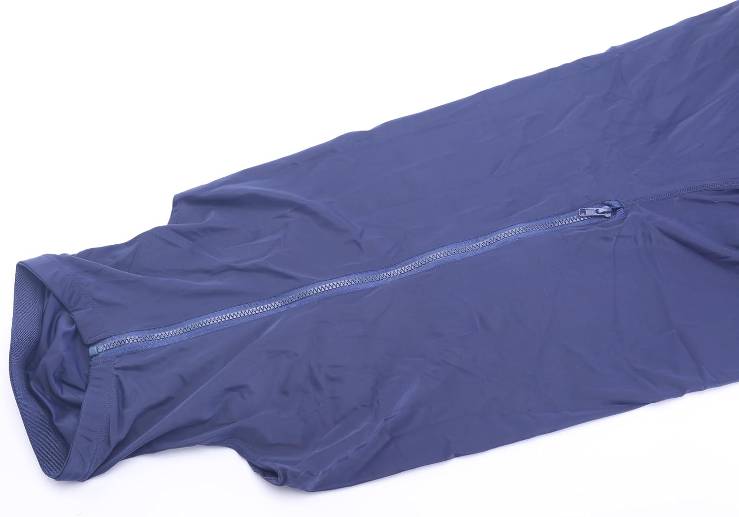 LEAFOREST Horse Slinky Hood with Zipper - Stretch Neck Cover for Horses, Sleazy Hoodies for Mane & Braids Protection, Can Keep Clean for Show and Event Prep & Under Blanket Use Navy L