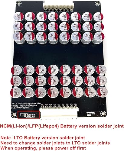 Miniatura 16 de 3S 4S 5A Ecualizador Activo Grupo Completo Equalizador Lifepo4 Lipo Lto Litio Batería Activa Transferencia de Energía Condensador de Ecualización