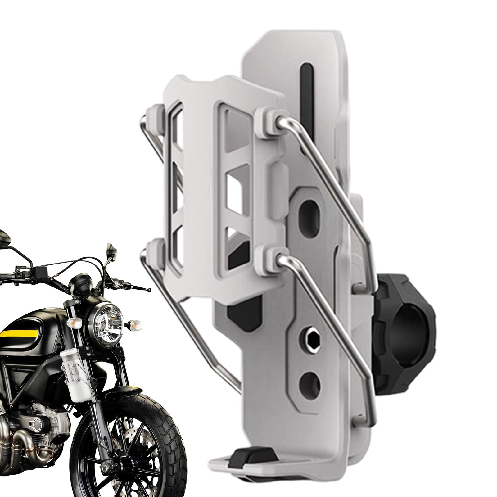 Bike Water Bottle Cage 360 Stopni Obrotowy Regulowany Uchwyt Na Bidon | Kierownicowy Uchwyt Na Napój For Adults Men Women Cycling Biking Riding Scooter Motorcycle Road Mountain Bikes