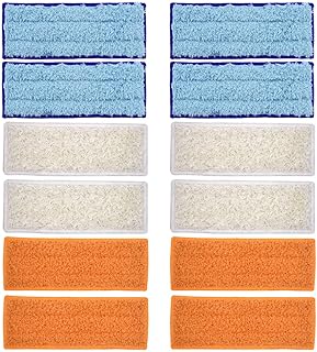 Neutop Replacement Washable Mopping Pads Cloths Compatible with iRobot Braava Jet 200 Series 240 241 245 250 with 4 Wet 4 Dry 4 Damp.