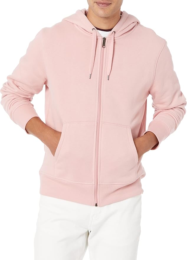 Sudadera Polar con Capucha y Cremallera Completa Amazon Essentials para Hombre