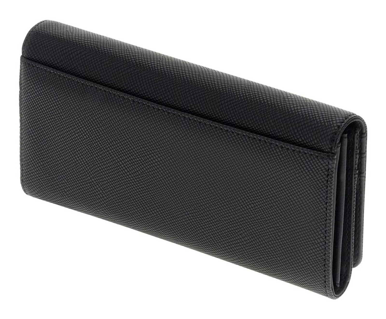 GUESS Monedero Laurel II SLG Flap Organizer Black Negro