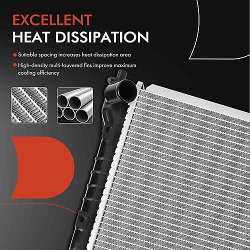 Miniatura 5 de A-Premium Conjunto de radiador de refrigerante del motor con enfriador de aceite de transmisión compatible con Mazda 626, MX-6 1993-1997 2.0L,