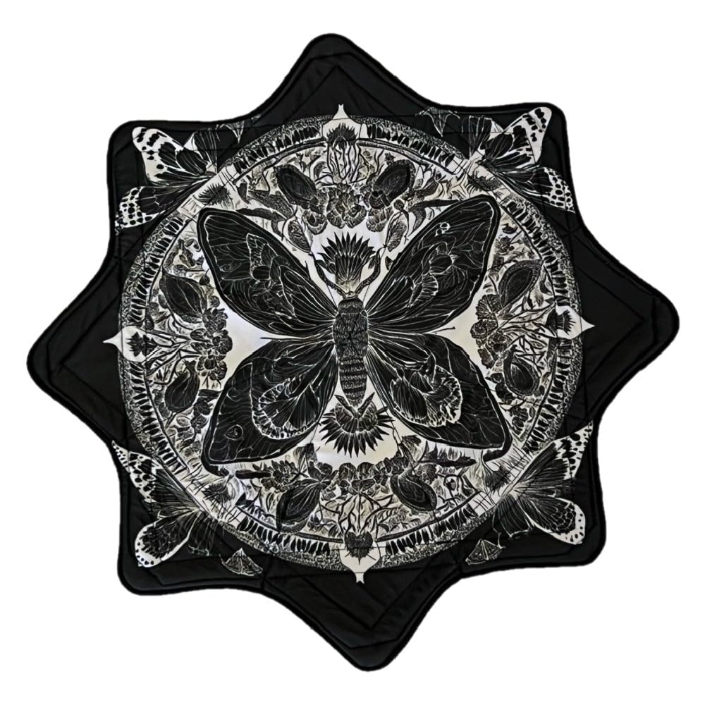 Mougee Mini Star Flow Star – 50,8 cm Durchmesser – kleinere Größe für kleinere Hände und einfacheres Drehen (Metamothese – zweiseitig – kuwalaburr)