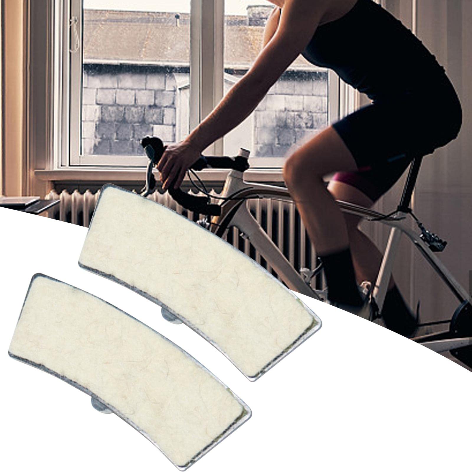 F Fityle 2 Pezzi pastiglie Freno per Cyclette
