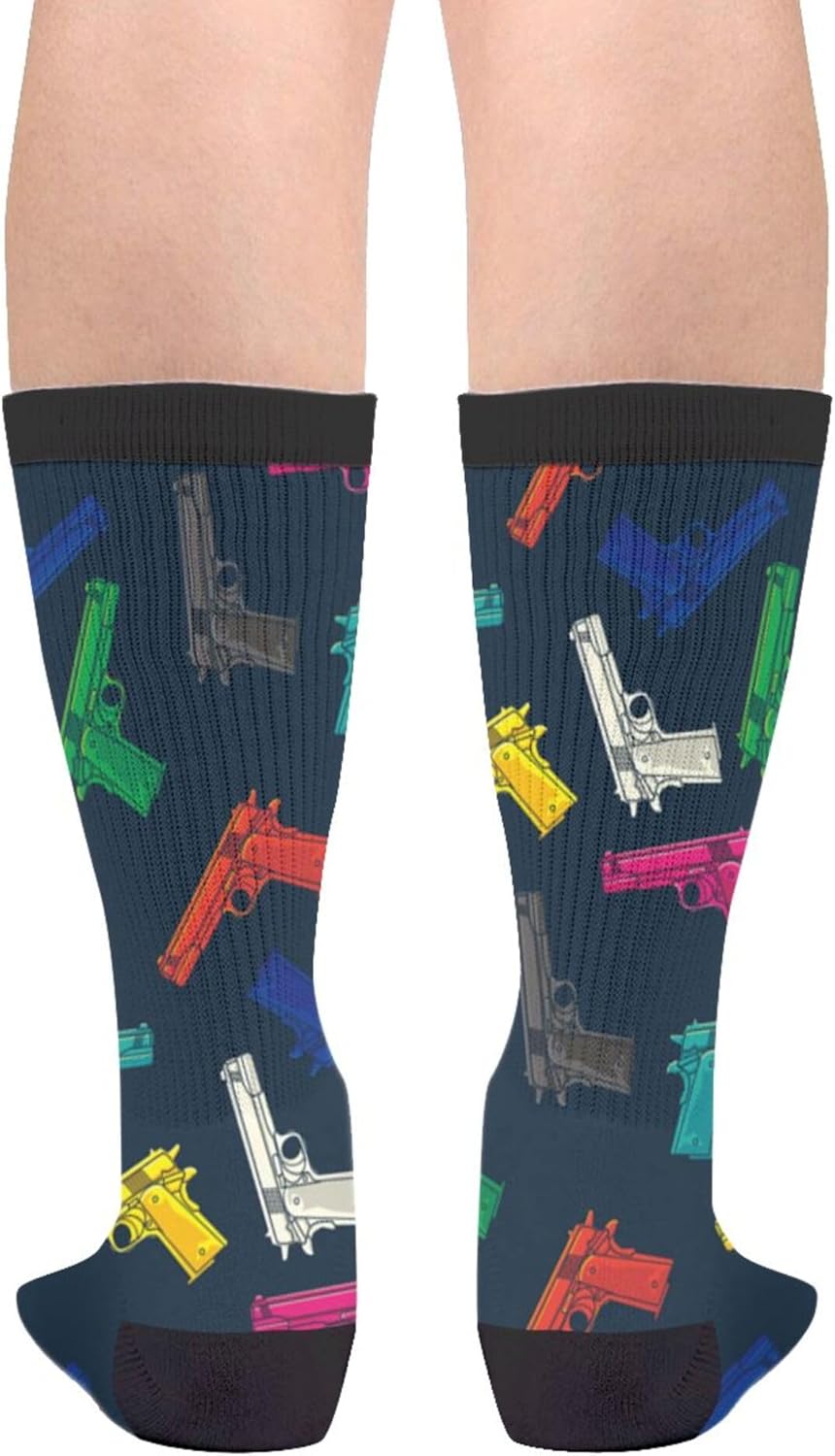 MOLIAN Unisex Novelty Crew Socks Casual Funny Crazy Dress Socks - Image 2