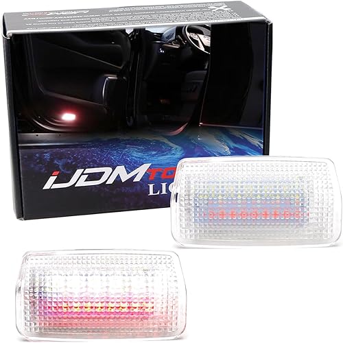 Miniatura 13 de iJDMTOY Conjunto de luces LED laterales completas para puerta compatible con Lexus IS ES GS LS RX GX LX; Compatible con Toyota Avalon Sienna Venza