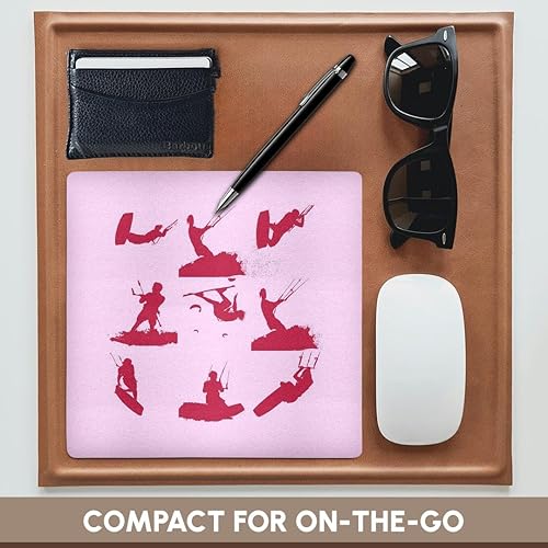 Miniatura 4 de 3dRose Kitesurf Silhouette Photo Montage Viva Magenta Pattern - Mouse Pads (mp-384870-1)