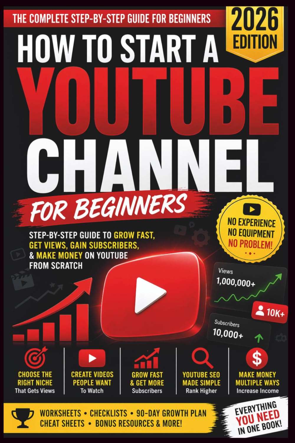 How to Start a YouTube Channel for Beginners 2026: Step-by-Step Guide to Grow Fast, Get Views, Gain Subscribers, and Make Money on YouTube from Scratch