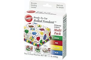 Wilton's Edible Fondant Sheets for All Your Cake Decorating Needs