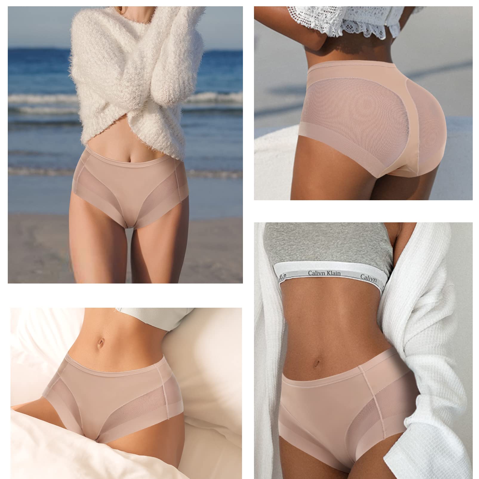 JOYSHAPER Culotte gainante pour femme - Culotte de compression invisible - Soulève les fesses