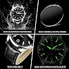 Taxau Waterproof Watches Men's Gentleman Men's Watch Business Leisure Men's Watches Luxury Watch Arabic Numerals Men's Watch with Date and Day Display Watches for Men