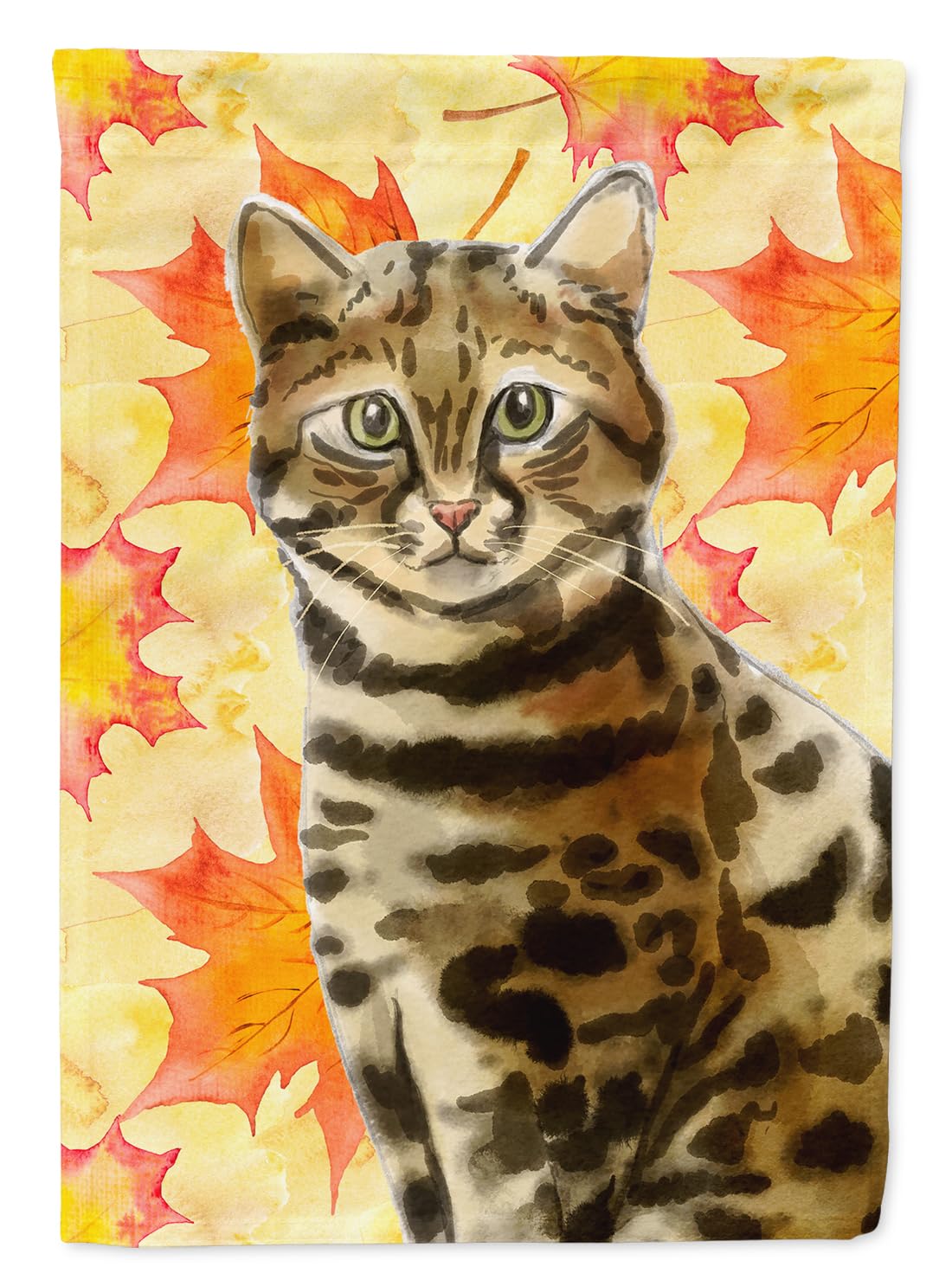 Drapeau de jardin Bengal Fall Leaves petit format multicolore Caroline's Treasures CK3075GF