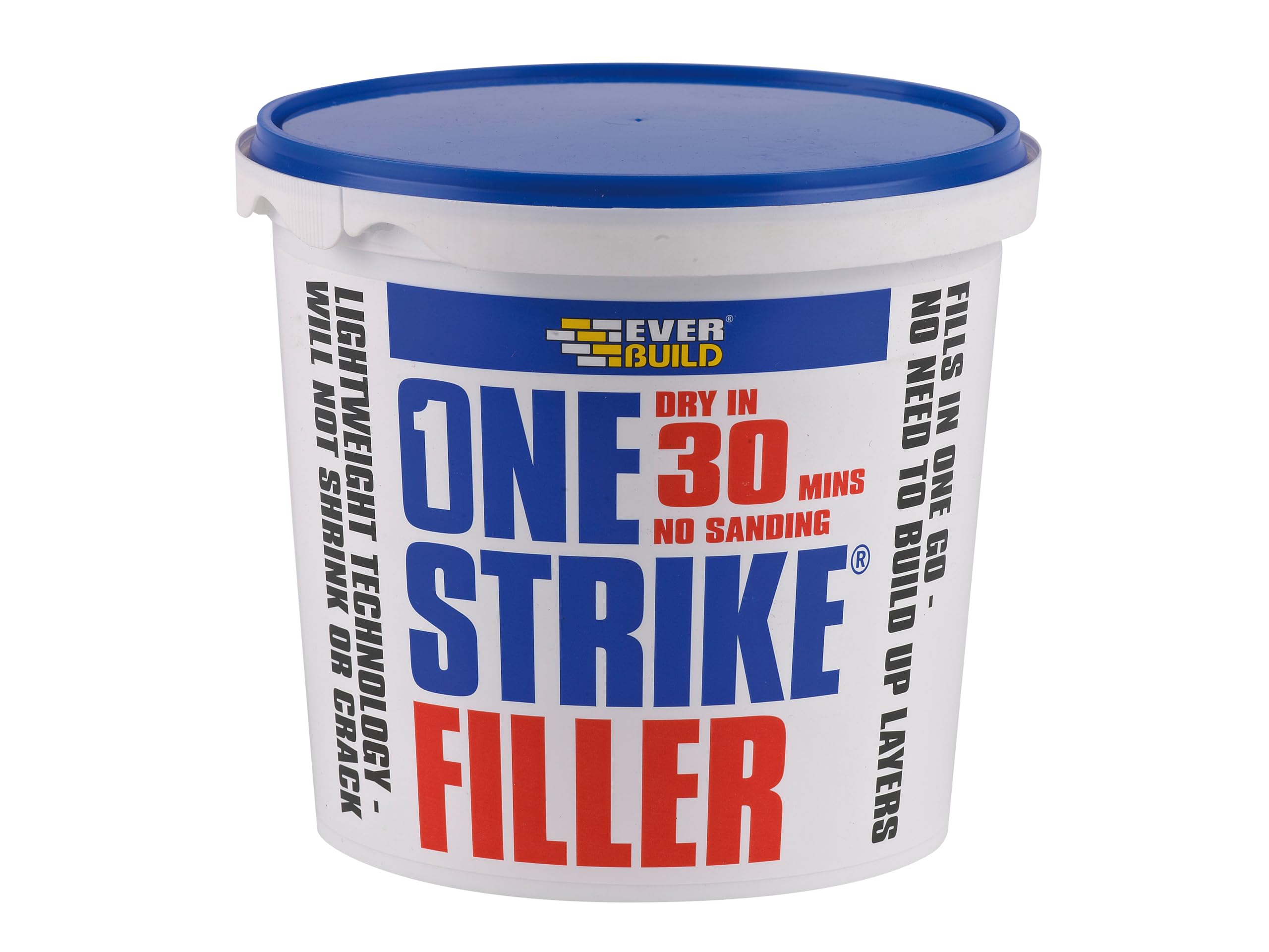 Everbuild One Strike Filler | Quick Drying, Multi-Purpose Ready To Use Revolutionary Light Weight Filler - White - 5 Litre-image-15