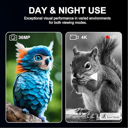 Miniatura 6 de VABSCE Binoculares digitales de visión nocturna 1080p FHD rango de visión de 1640 pies infrarrojo superior de 5 W gafas nocturnas con sensor COMS de