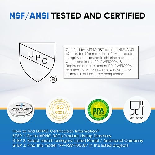 Vista 4 de PUREPLUS 5231JA2006A 9990 Reemplazo para LG LT600P, kenmore 9990, 5231JA2006B, KENMORECLEAR 46-9990, R-9990, FML-2, RWF1000A, LSC27931ST, LFX25960ST
