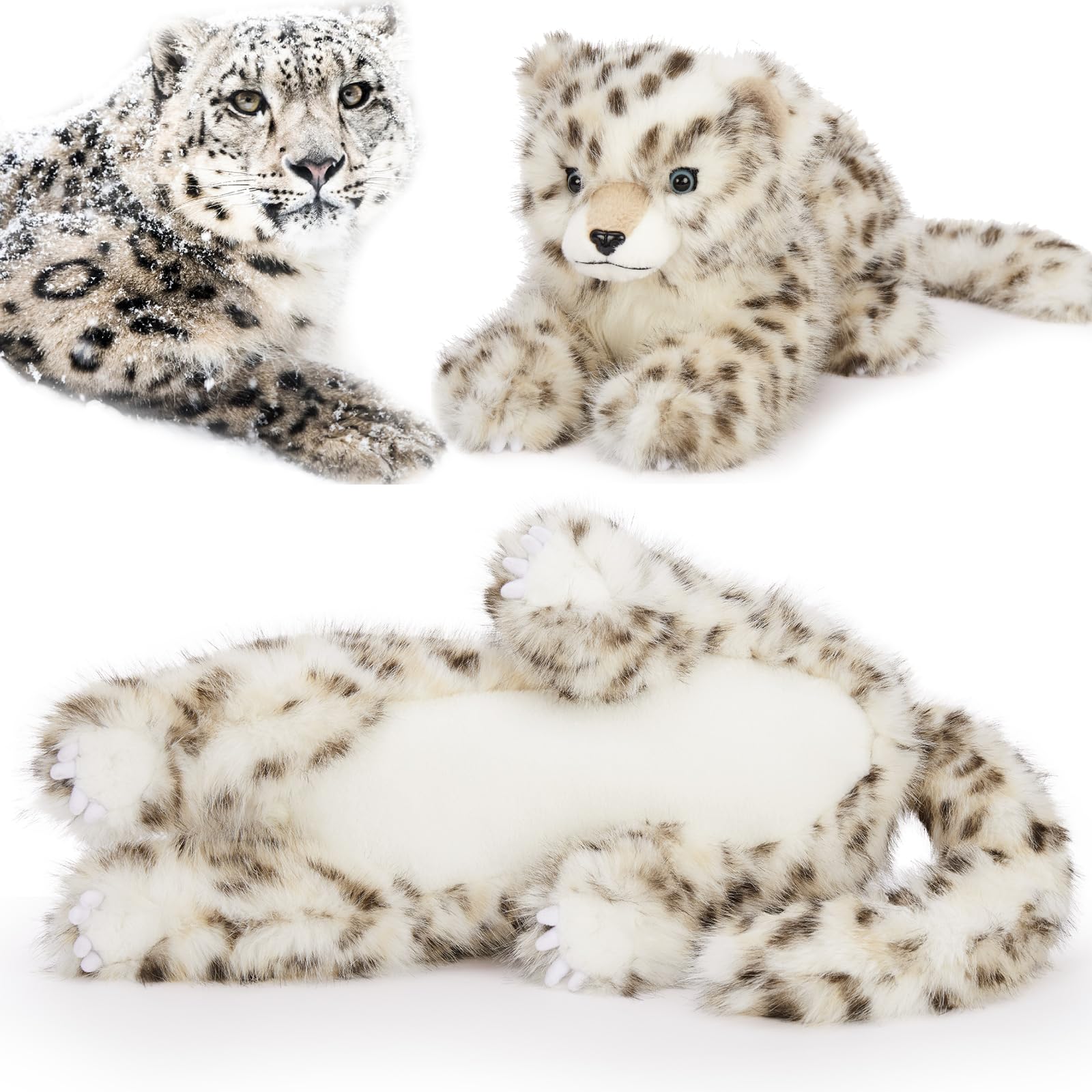 Amazon.com: MaoGoLan Soft Stuffed Snow Leopard Plush 35'' Giant