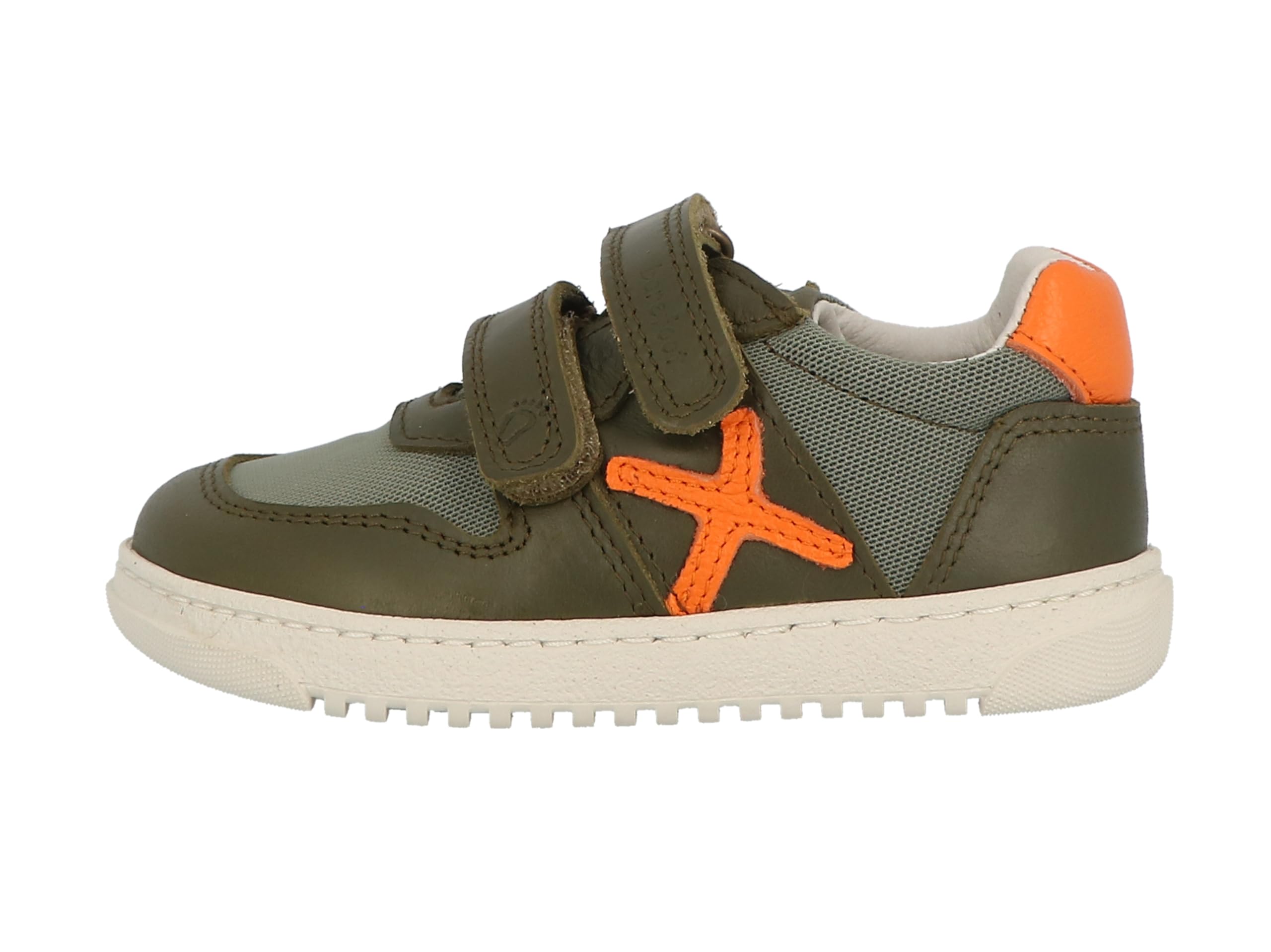 Lurchi 95L4003003 Sneaker, Olive-Orange, 3 UK