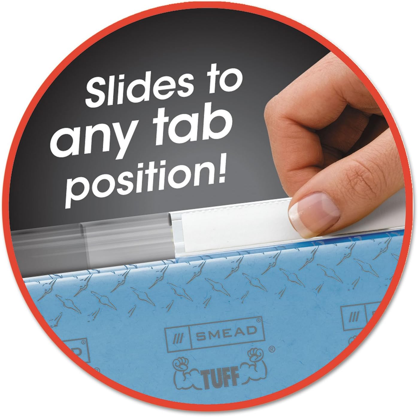 Easy Slide Heavy-duty Plastic Tabs (Pack of 18)