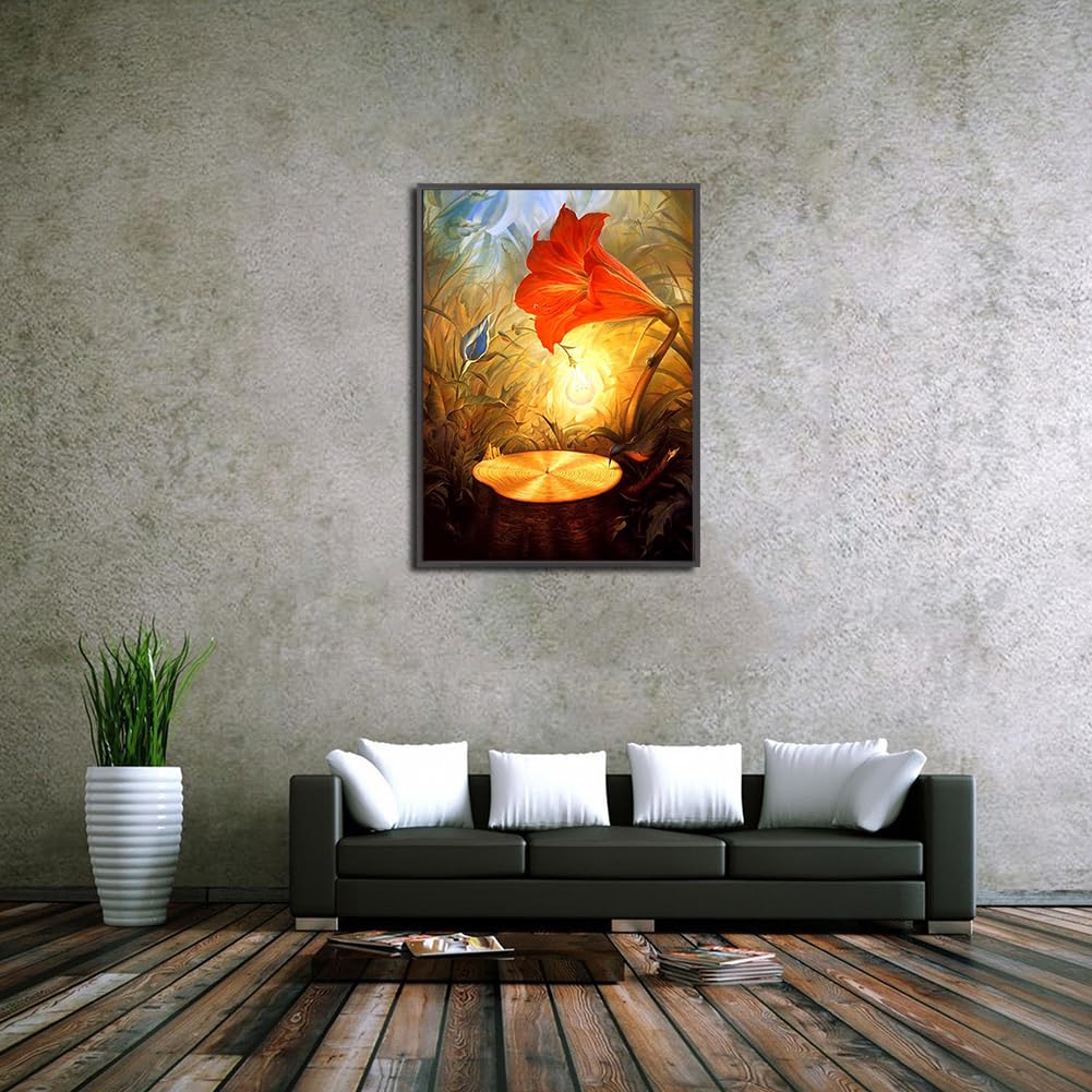 Amazon.com: BOHU ARTS Vladimir Kush Music Of The Woods Wall Art