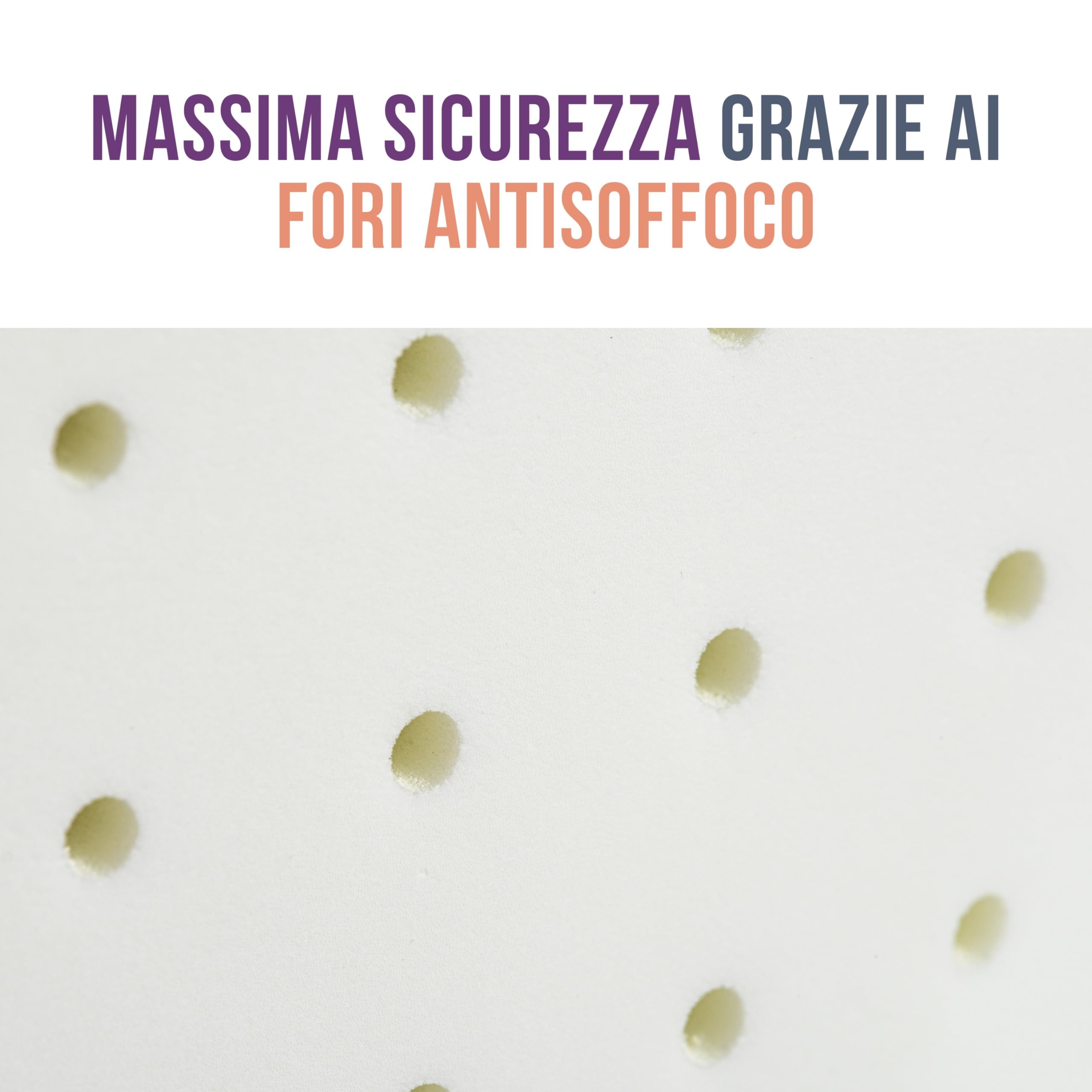 GOYSILA Set 2 Cuscini Neonato Antisoffoco Memory Foam Per Passeggino Carrozzina Compatibile Chicco Next2Me Inglesina Foppapedretti Traspirante Con Federa 100% Cotone Lavabile Antiacaro Morbido