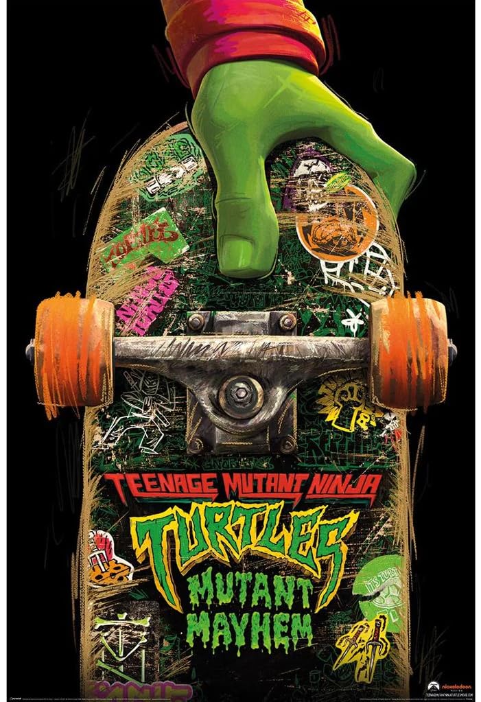 Pyramid International Teenage Mutant Ninja Turtles Poster Mutant Mayhem Skate Board