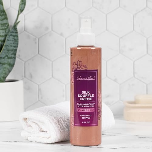 Miniatura 3 de Magic Gel Silk Souffle Creme Bronze| Bronze Body Shimmer | Todo tipo de pieles Fórmula | Para pieles lujosamente hidratadas| 8oz