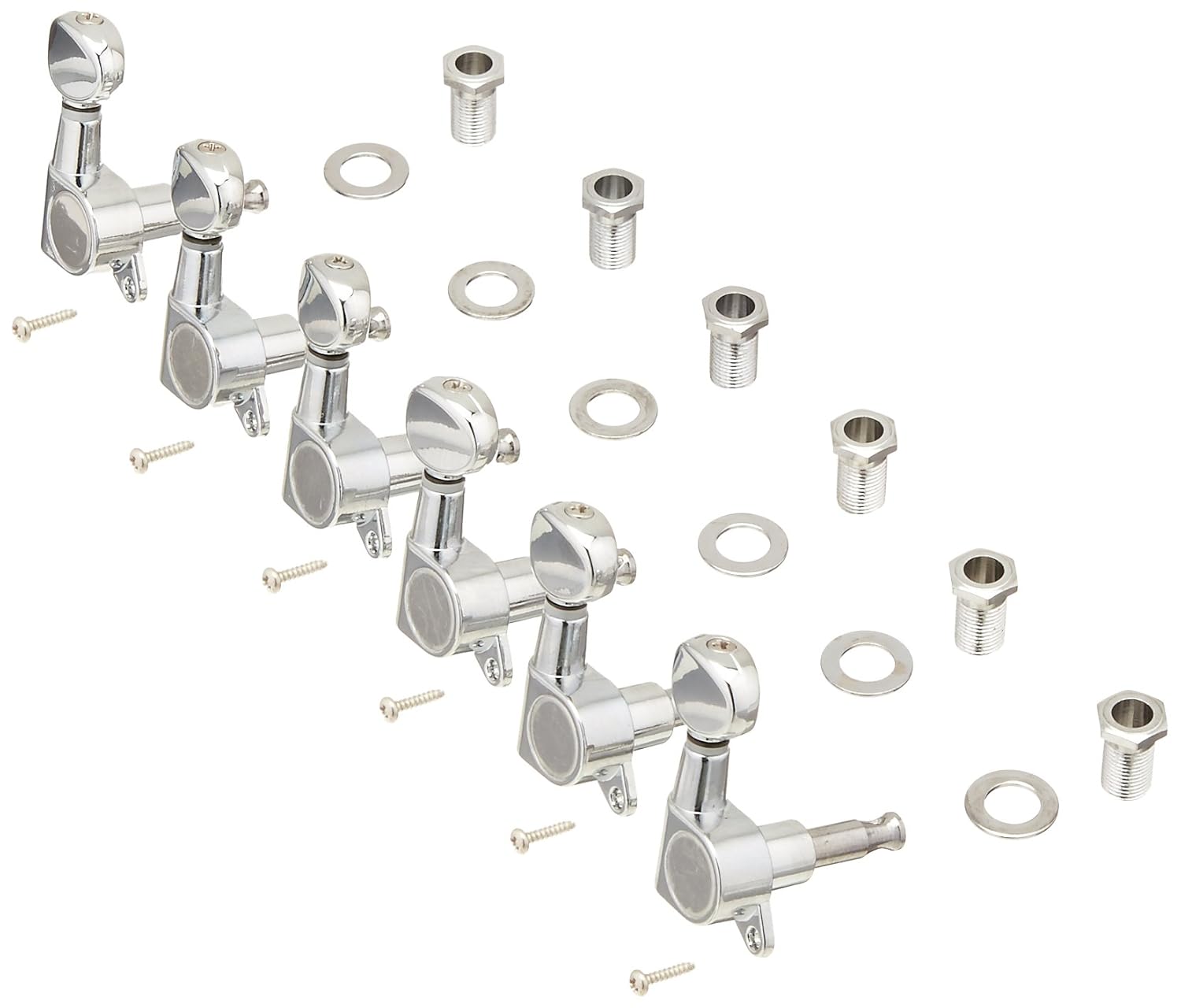 WD Music SG3805CL Sealed Gear Deluxe Guitar Tuning Machines 6 in line