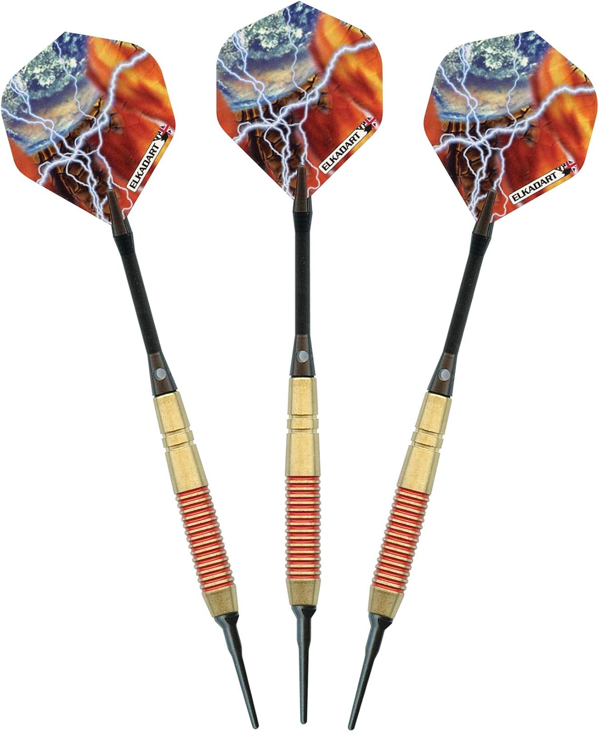 Elkadart Storm Soft Tip Darts with Storage/Travel Case