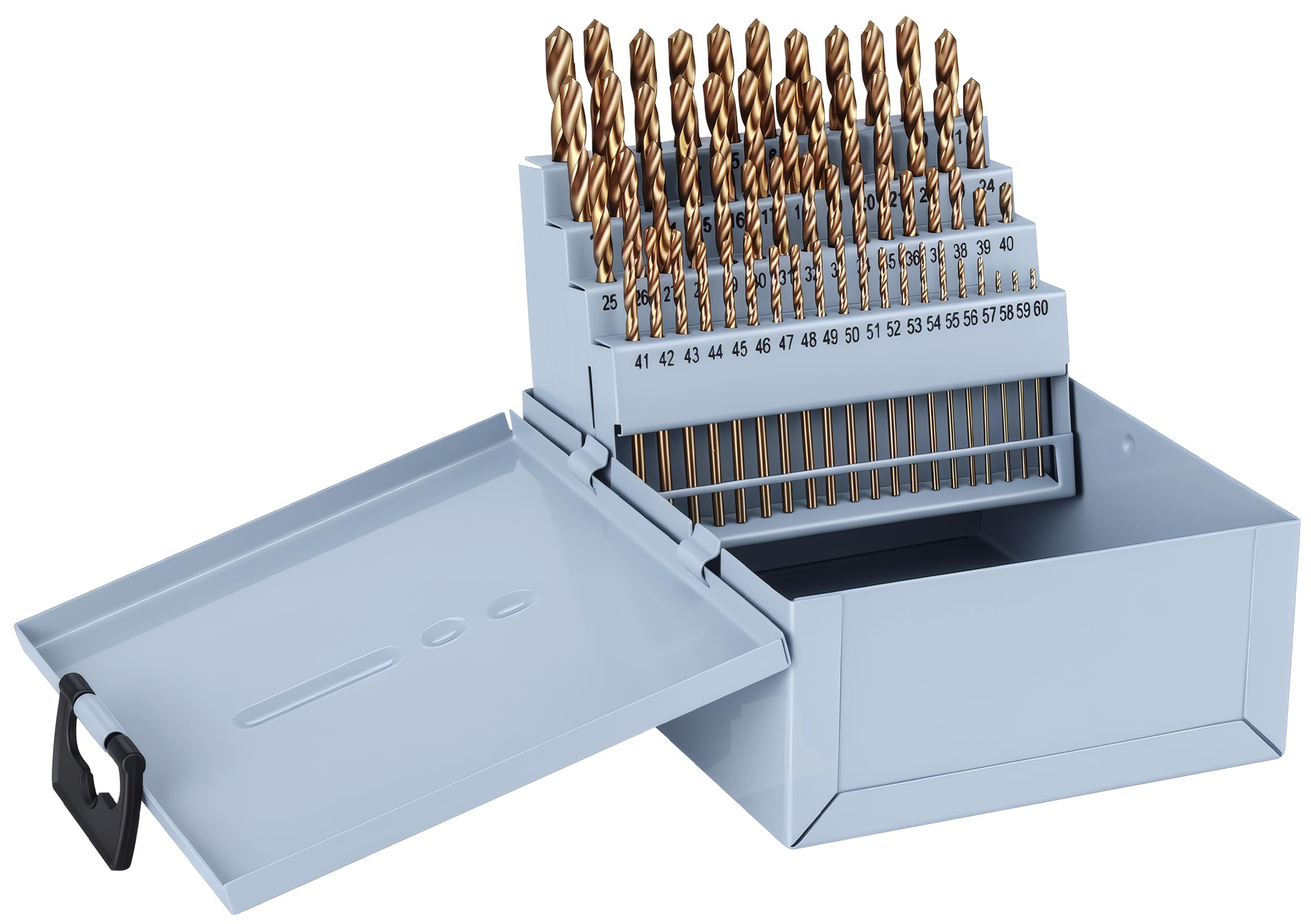 Cobalt Drill Bit Set - 13 Pieces, M35 Steel -11 Cobalt Drill Bit Set - 13 Pieces, M35 Steel -11
