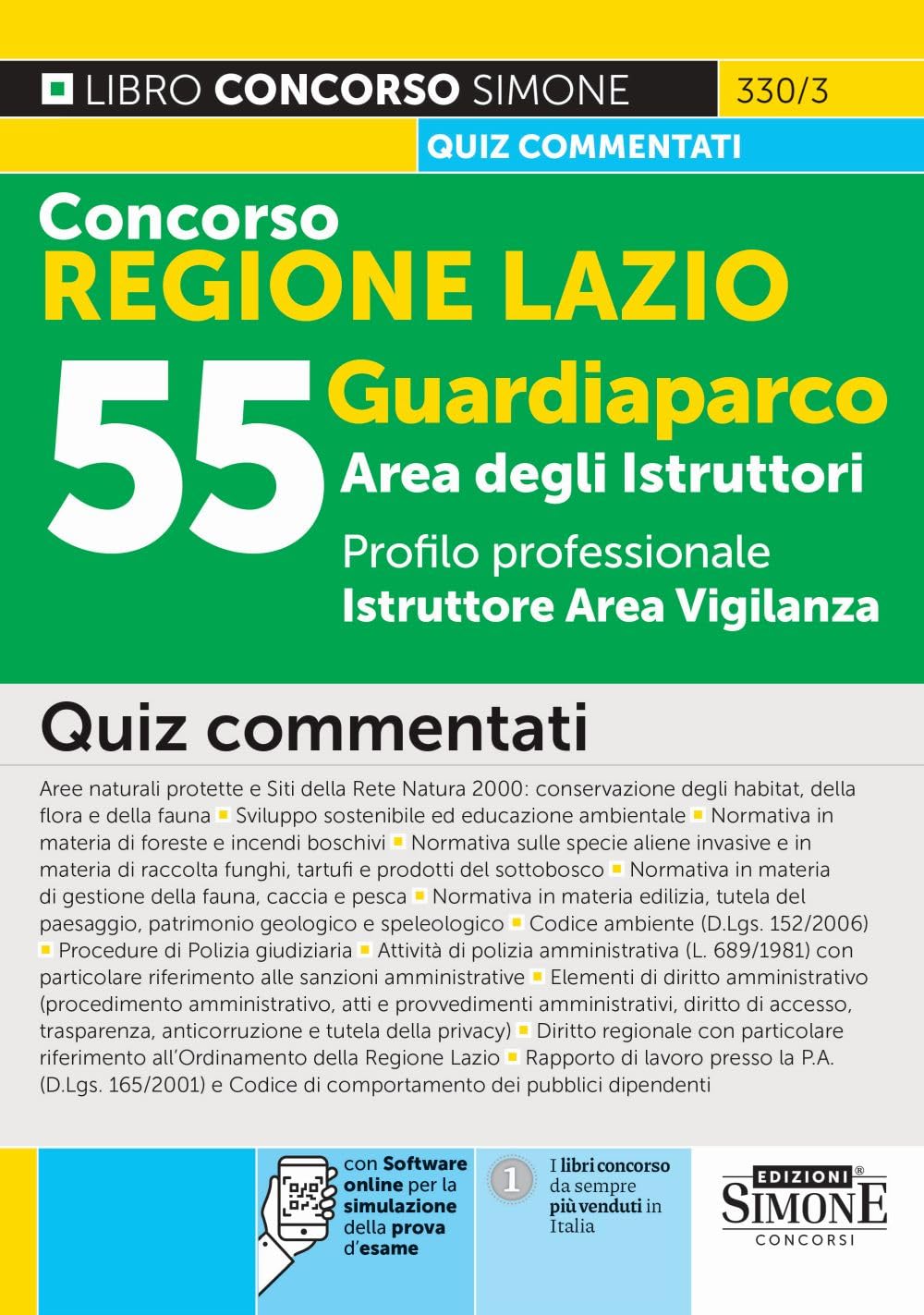 Concorso Regione Lazio 55 Guardiaparco - Area Degli Istruttori - Profilo Professionale Istruttori Area Vigilanza - Quiz Commentati - 4