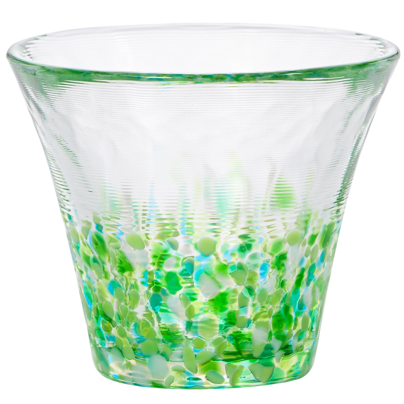 Tsugaru Vidro Sake Cup Summer Fields Guinomi 2.5oz Gift Box Aderia Japan