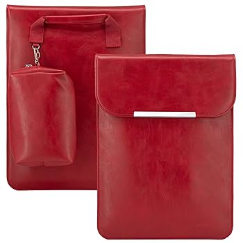 Amazon | Nipinus 15 PCケース インチ革製の防水パソコンバッグ