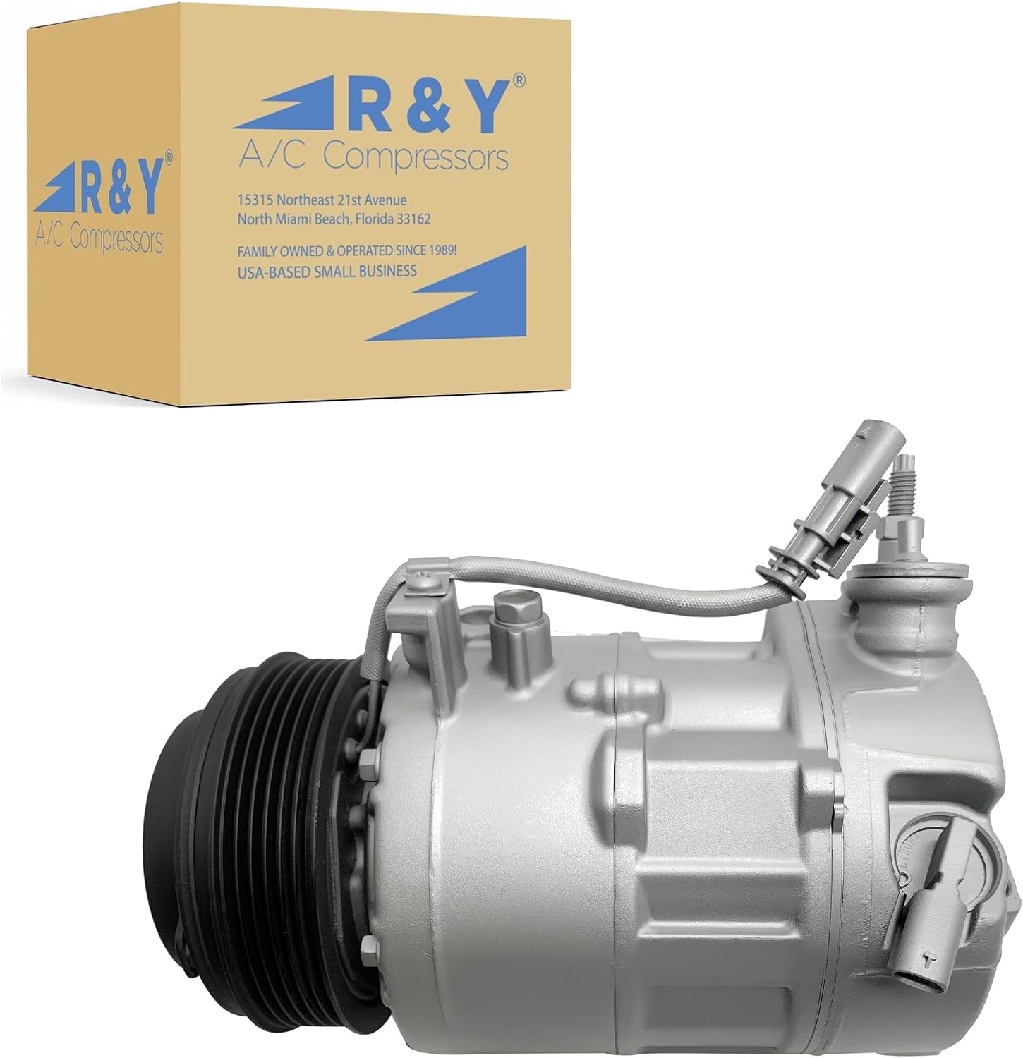 RYC Automotive A/C Compressor FG322 with Clutch (Fits Chevrolet Traverse & Buick Enclave 3.6L; GMC Acadia 3.6L)