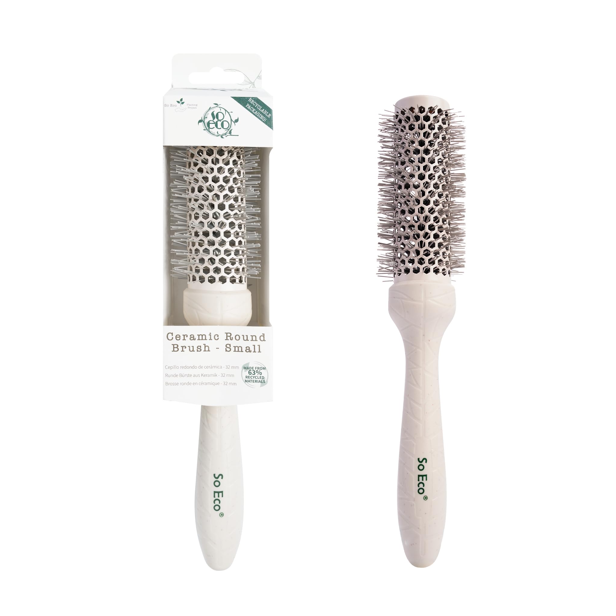 So-Eco Biodegradable Ceramic Round Brush 32Mm