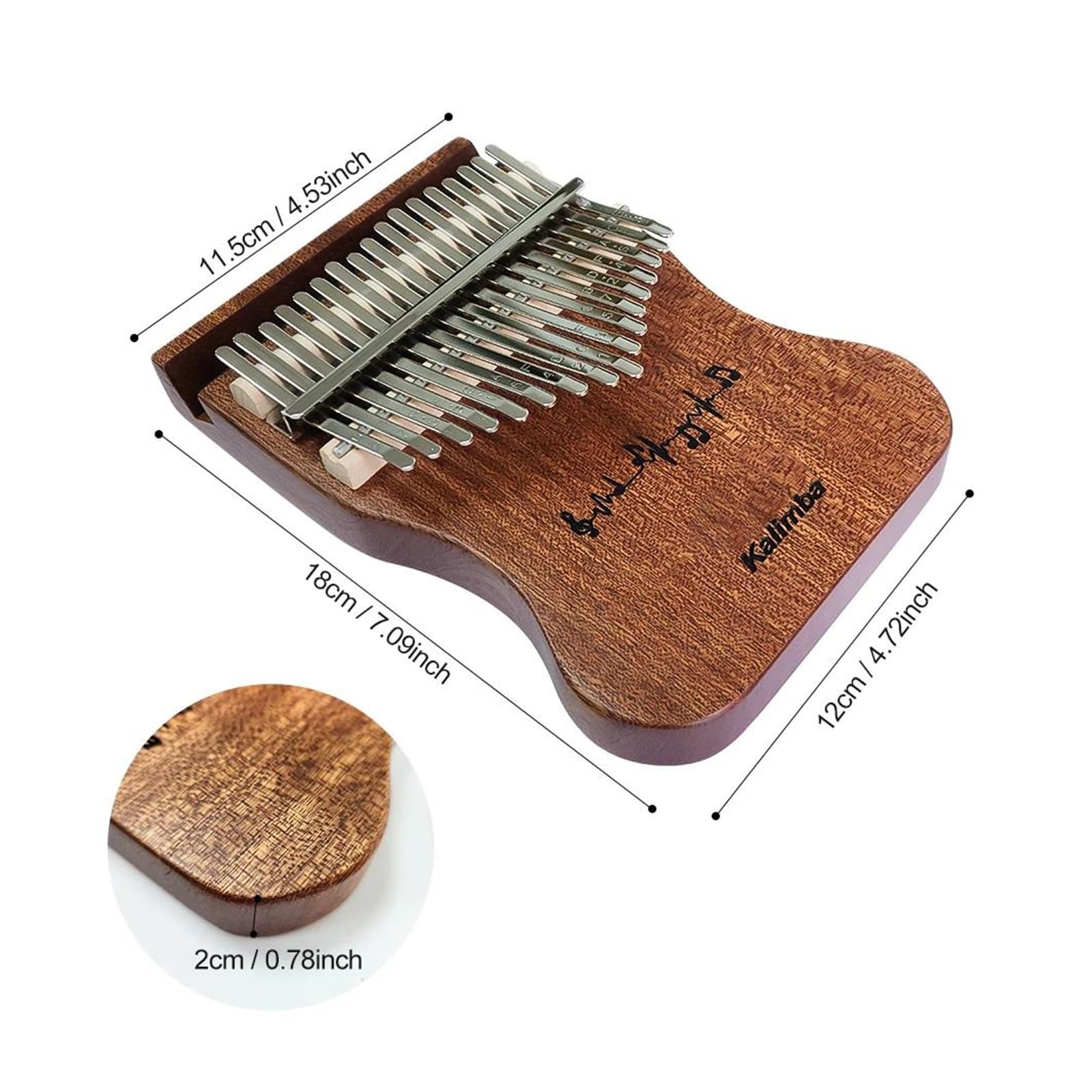 Una Kalimba Profesional De 17 Teclas Es Para Adultos Y Principiantes