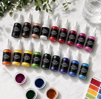 Truecolor Practise Tattoo Ink Set for Practicing - 1/6oz (5ml) x20 Bottles