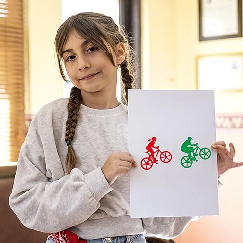 Miniatura 6 de BENECREAT Troqueles de corte de acero al carbono con temática de conducción de 2 estilos, plantillas para grabar en relieve para bicicleta,