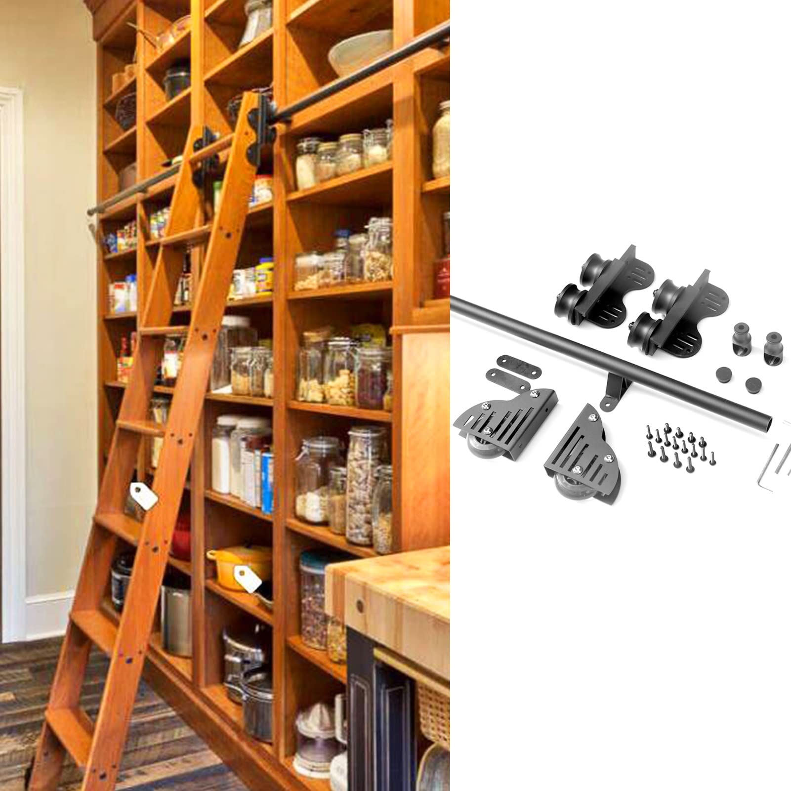 Quincaillerie échelle coulissante pour grenier et mezzanine gain de place pour la maison