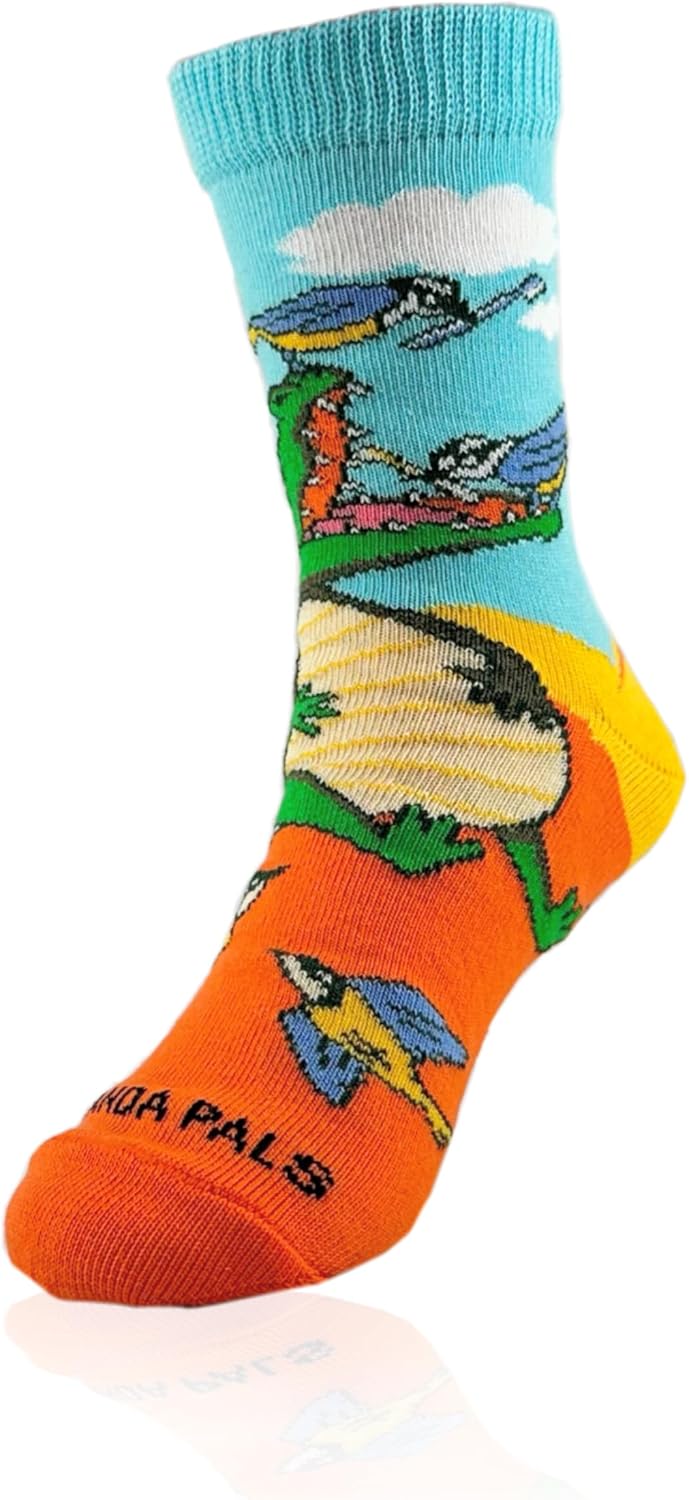 Crocodile Bird Teeth Cleaning Socks (Ages 3-7)