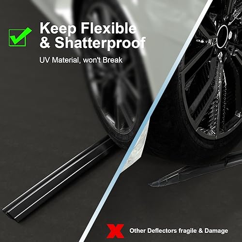 Miniatura 5 de ACLONG Protectores de lluvia negros aptos para Toyota Sienna 2021 2022 2023, deflectores de ventana, deflectores de ventilación, viseras de lluvia,