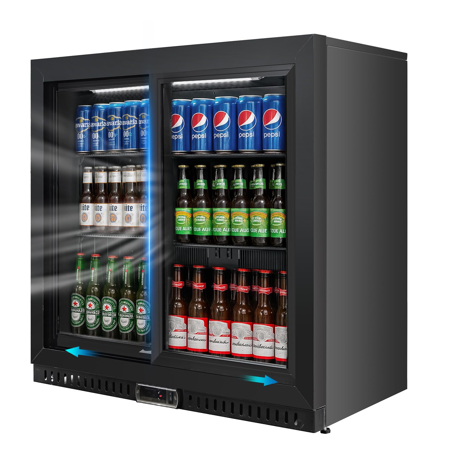 Bluelinecool BBD230S 7.4 cu ft Beverage Cooler Black